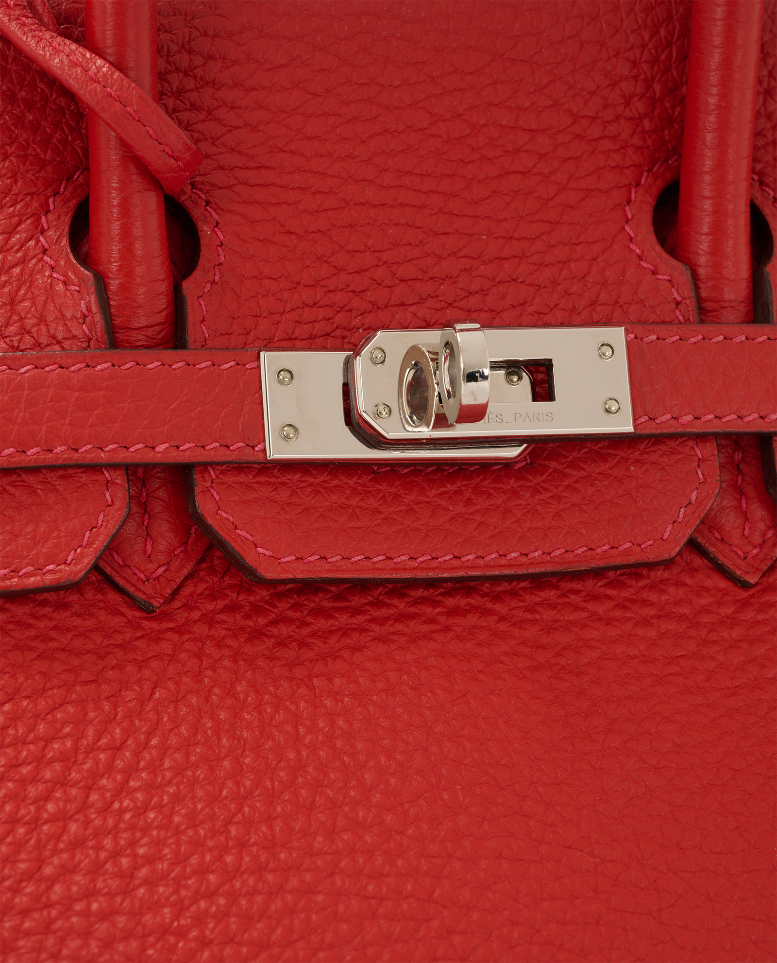 Birkin 25 In Togo Vermillon, &pound;14,000, Handbags, Red, Leather, Other view